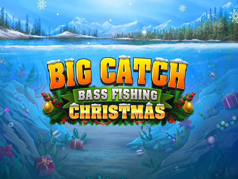 Big Catch Bass Fishing Christmas - Slot temático de pesca na plataforma de 10